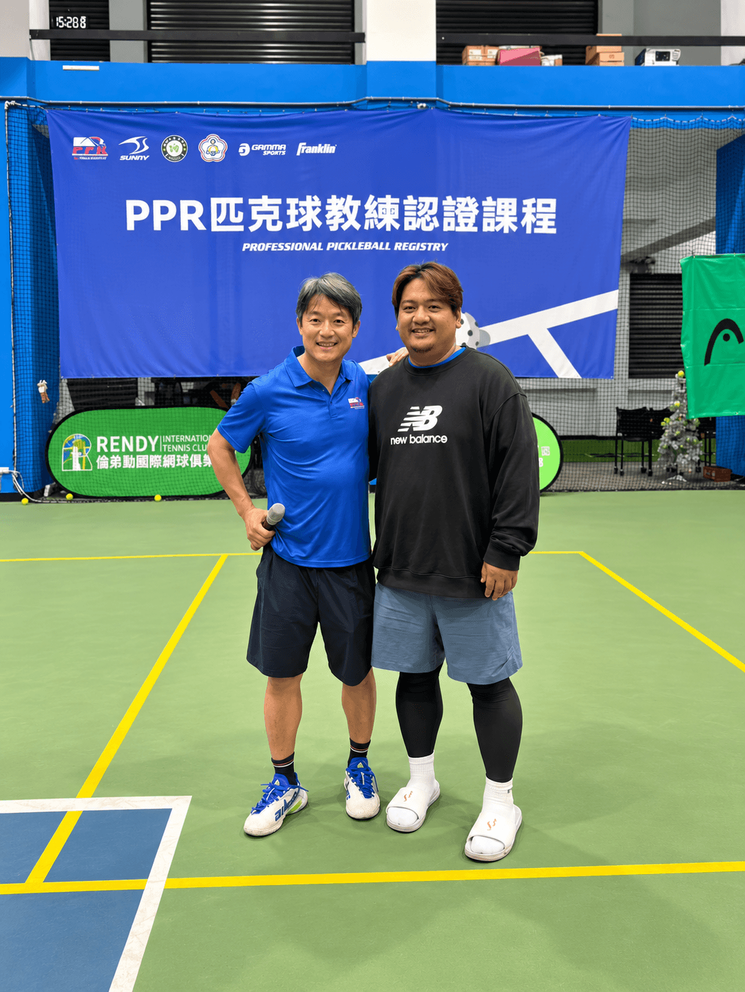 小黑教練參與 PPR 匹克球教練認證課程合影